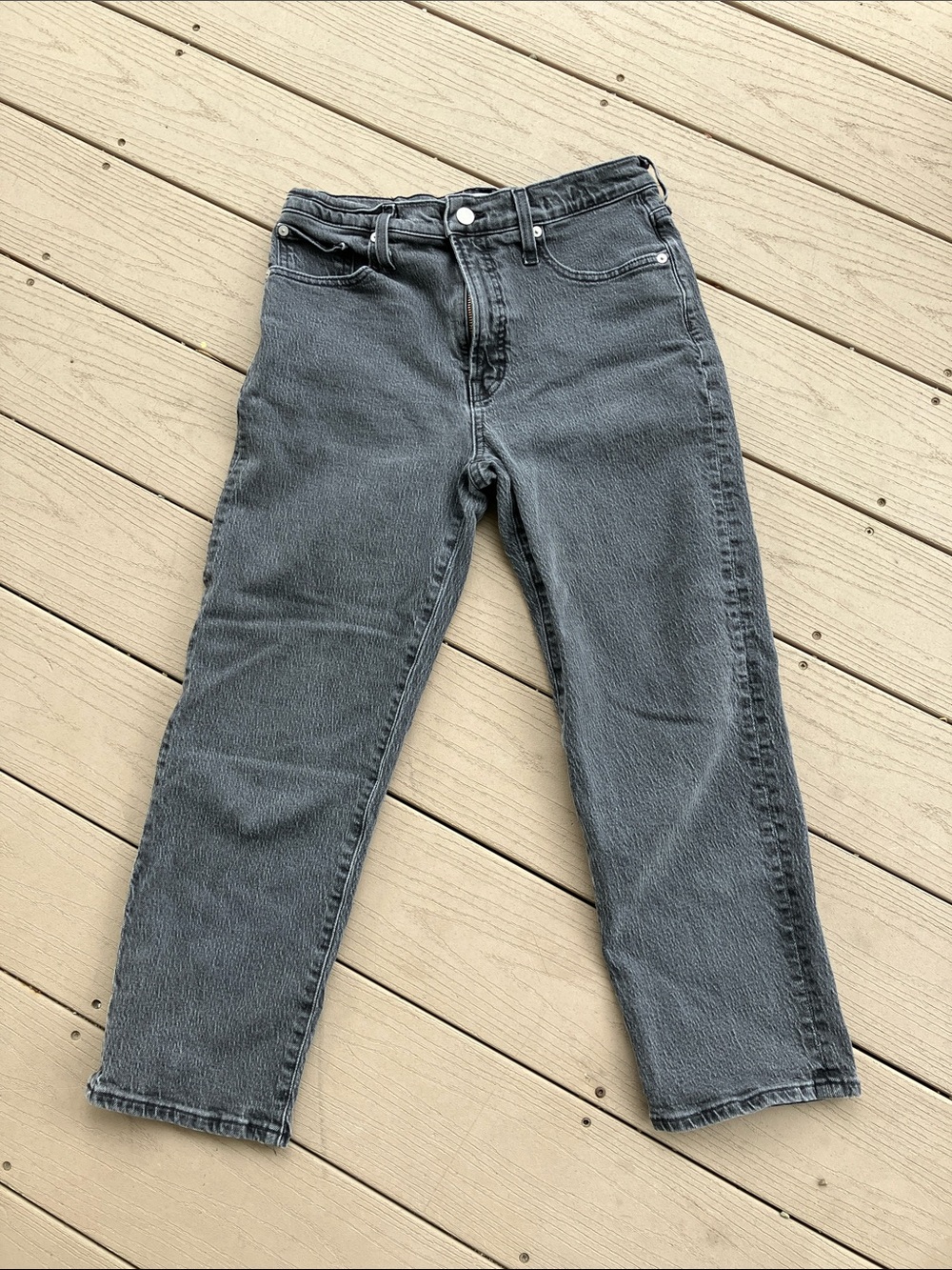 Madewell Perfect Vintage Straight Crop 28P